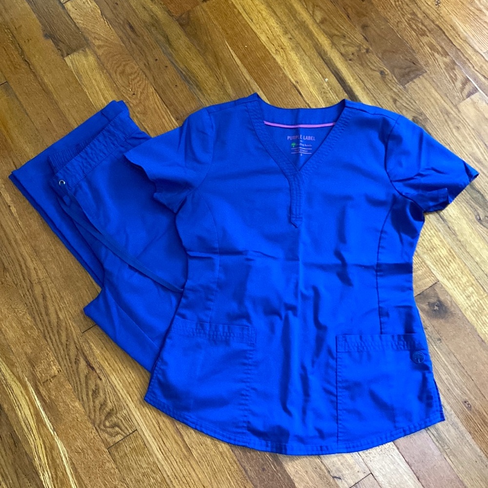 Healing Hands Purple Label Scrubs Size Small